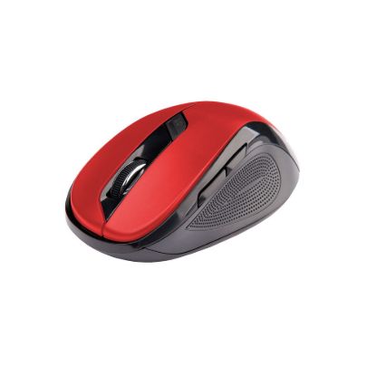 Obrázek C- TECH myš WLM- 02, černo- červená, bezdrátová, 1600DP I, 6 tlačítek, USB nano receiver