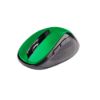 Obrázek C- TECH myš WLM- 02, černo- zelená, bezdrátová, 1600DP I, 6 tlačítek, USB nano receiver