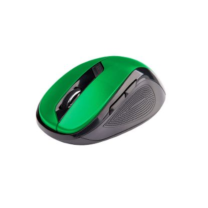 Obrázek C- TECH myš WLM- 02, černo- zelená, bezdrátová, 1600DP I, 6 tlačítek, USB nano receiver