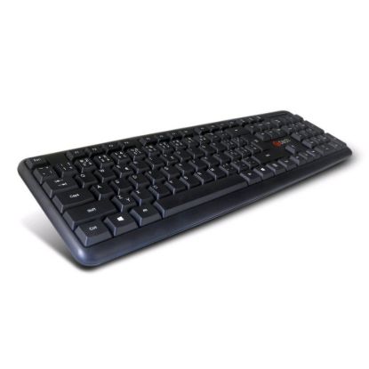 Obrázek C- TECH klávesnice KB- 102 PS/ 2, slim, black, CZ/ SK