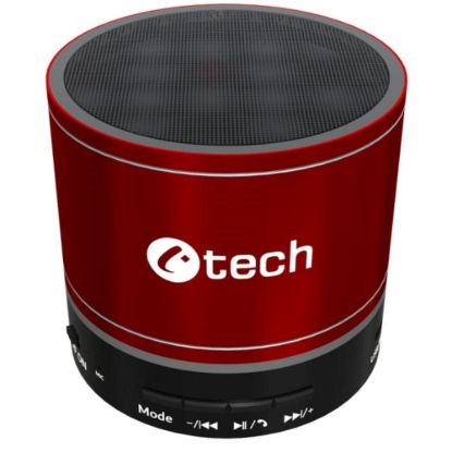 Obrázek C- TECH repro SPK- 08R, bluetooth, červená