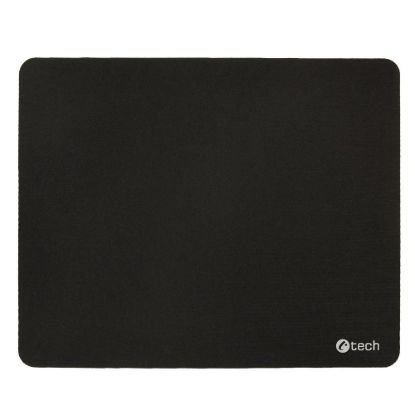 Obrázek C- TECH Podložka pod myš MP- 03BK, textilní, 220 x 180mm, černá