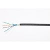 Obrázek FTP kabel LYNX Cat5E, drát, dvojitý venkovní PE+PVC, černý, 305m cívka