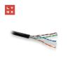 Obrázek LYNX UTP kabel, Cat6, PE (Fca), celoměděný, venkovní, černý, box 305m
