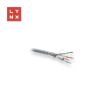Obrázek LYNX SFTP kabel, Cat6a, LSZH, celoměděný, vnitřní, šedý, cívka 500m