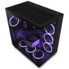 Obrázek NZXT skříň H9 Flow dvoukomorová ATX / 4 x 120mm fan / až 10xfan / perforovaný top / proskl. bočnice, front / černá