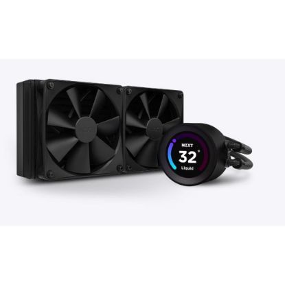 Obrázek NZXT vodní chladič Kraken 240 ELITE / 2 x 120mm fan / LCD disp. / 6 let / LGA1851 / AM5