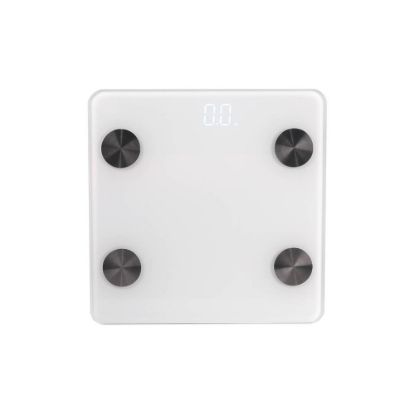 Obrázek Orava EV- 600 BT osobní váha, bluetooth, LED displej, kg/ lb, Android, iOS, do 180 kg, skleněná