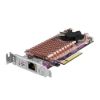 Obrázek QNAP QM2- 2P10G1 TB rozšiřující karta 1 x 10GbE, 2xM.2 NVMe 2280 PCIe Gen3 x 8 pro PC i NAS