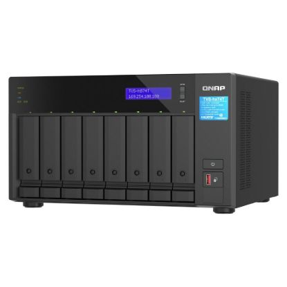 Obrázek QNAP TVS- h874T- i7- 32G (12C/ i7/ 32 GBRAM/ 8xSATA/ 2 x 2, 5GbE/ 2xM.2/ 3xUSB3.2/ 1xHDMI/ 2xTB/ 2xPCIe)