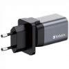 Obrázek VERBATIM GaN Nabíječka do sítě GNC- 35, 35 W, 1x USB- C, 1x USB