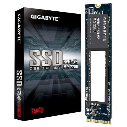 Obrázek GIGABYTE SSD NVMe V2 256 GB, PCIe Gen3 x 4, M.2 2280, (R: 3200MB/ s, W: 1200MB/ s)