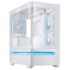 Obrázek ASUS Case AP202 PRIME CASE, mATX, Průhledná bočnice, 3x 120mm ARGB Fan, bílá