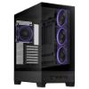 Obrázek ASUS case A31 PLUS TG ARGB, Mid Tower, Průhledná bočnice, 4 x 120mm ARGB Fan, ARGB Hub, černá