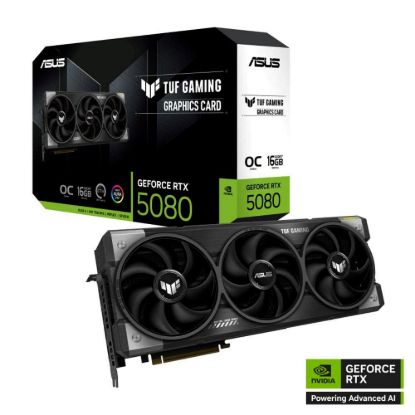 Obrázek ASUS VGA NVIDIA GeForce RTX 5080 TUF GAMING 16 GB OC, 16 GB GDDR7, 3xDP, 2xHDMI