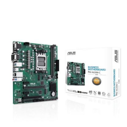 Obrázek ASUS MB Sc AM5 Pro A620M- C- CSM, AMD A620, 2xDDR5, 1xHDMI, 1xDP, 1xVGA, 1xDVI- D, mATX