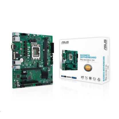 Obrázek ASUS MB Sc LGA1700 PRO H610M- C D4- CSM, Intel H610, 2xDDR4, 1xDP, 1xHDMI, 1xVGA, mATX