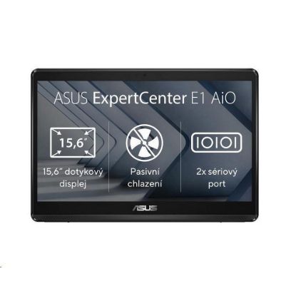 Obrázek ASUS PC AiO ExpertCenter E1 (E1600 WKAT- MR4128M), Celeron N4500, 15.6" 1920 x 1080, 4 GB, 128 GB SSD, UHD, bez OS…