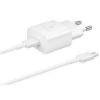 Obrázek Samsung cestovní nabíječka EP- T1510XWE, PD, 15 W, kabel USB- C, bílá