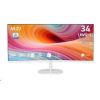 Obrázek MSI LCD PRO MP341CQW, 34" 3440 x 1440 Curved, VA, 100 Hz, 4 ms, VESA 100 x 100mm, N/ A, White