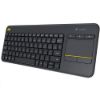 Obrázek Logitech Wireless Keyboard Touch Unifying K400 Plus, CZ