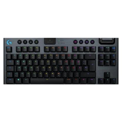 Obrázek Logitech Mechanical Gaming Keyboard G915 TKL Tenkeyless LIGHTSPEED Wireless RGB - Tactile - CARBON - US INT'L