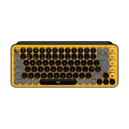 Obrázek Logitech Wireless Mechanical Keyboard POP Keys With Emoji Keys - BLAST_YELLOW - US INT'L - INTNL