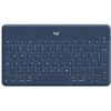 Obrázek Logitech Bluetooth Keyboard Folio Keys- To- Go, UK - International, Classic Blue, Apple