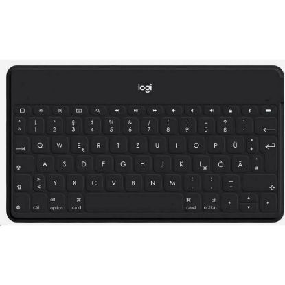 Obrázek Logitech Bluetooth Keyboard Folio Keys- To- Go, DE, Black, Apple