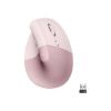 Obrázek Logitech Lift Vertical Ergonomic Mouse for Business, Pink
