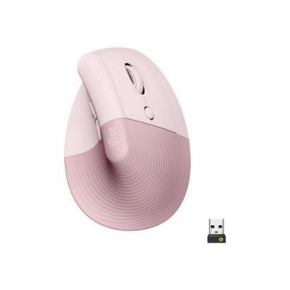 Obrázek Logitech Lift Vertical Ergonomic Mouse for Business, Pink