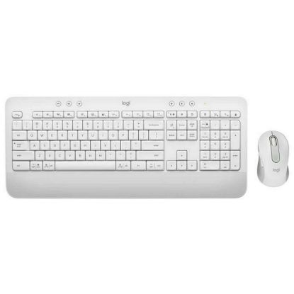 Obrázek Logitech Set klávesnice a myš Signature MK650, CZ- SK, bílá/ šedá