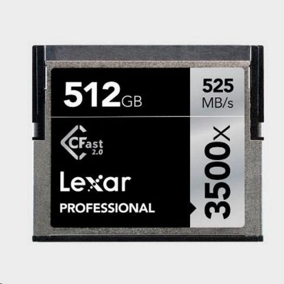 Obrázek Lexar Pro 3500X Cfast (VPG- 130) R525/ W445 512 GB