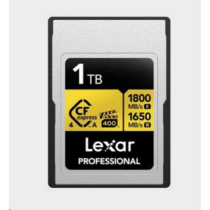 Obrázek Lexar CFexpress 4.0 Pro Gold, VPG400, R1800/ W1650 (Type A) 1 TB