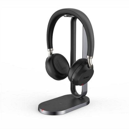 Obrázek Yealink BH72 Bluetooth černá náhlavní soupravou na obě uši se stojanem USB- C