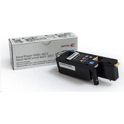 Obrázek Xerox toner Cyan pro Phaser 6020, 6022, WorkCentre 6025, 6027 (1000 str, cyan)