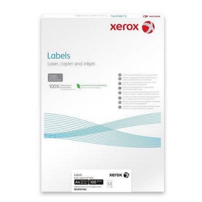 Obrázek Xerox Papír samolepící štítky - Labels 8UP 105 x 71 (100 listů, A4)