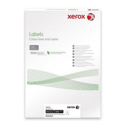 Obrázek Xerox Papír štítky - barevný digitální tisk - Colotech SuperGloss (100 listů, A4)