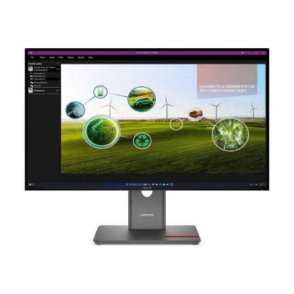 Obrázek LENOVO LCD P27Q- 40 - 27", IPS, matný, 16: 9, 2560 x 1440, 178/ 178, 4 ms, 350cd/ m2, 1500: 1, HDMI, DP, USB- C, USB…