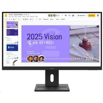 Obrázek LENOVO LCD E27Q- 40 - 27", IPS, 16: 9, 2560 x 1440, 100 Hz, 350cd/ m2, 1500: 1, 4 ms(GtG), DP, 2x HDMI (TMDS), repro…