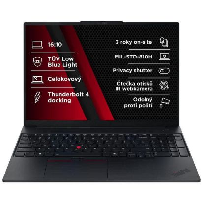 Obrázek LENOVO NTB ThinkPad E16 G3 - Ultra5 228V, 16" WQXGA 120 Hz, 32 GB, 1 TBSSD, IRcam, W11P
