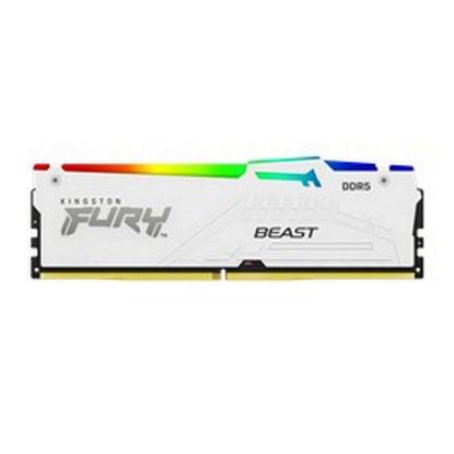 Obrázek KINGSTON DIMM DDR5 32 GB 5200MT/ s CL40 FURY Beast Bílá RGB XMP