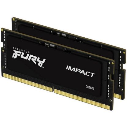 Obrázek KINGSTON SODIMM DDR5 32 GB (Kit of 2) 6000MT/ s CL38 FURY Impact XMP