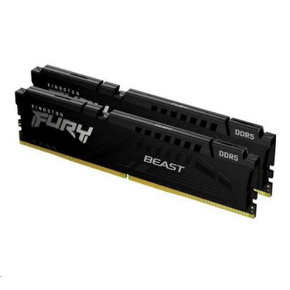 Obrázek KINGSTON DIMM DDR5 32 GB (Kit of 2) 6000MT/ s CL36 FURY Beast Černá EXPO