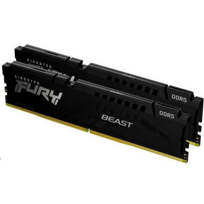 Obrázek KINGSTON DIMM DDR5 128 GB (Kit of 2) 5600MT/ s CL40 FURY Beast Černá