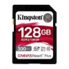 Obrázek Kingston SDXC karta 128 GB Canvas React Plus SDXC UHS- II 300R/ 260 W U3 V90 for Full HD/ 4K/ 8K