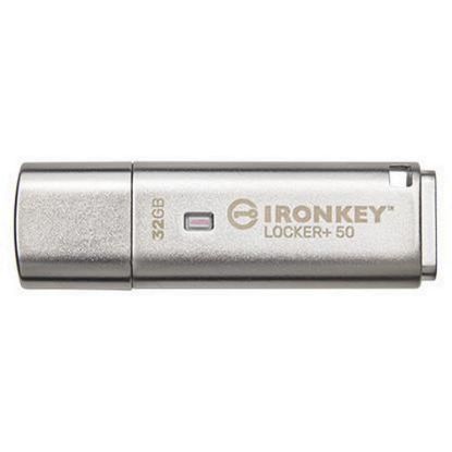 Obrázek Kingston Flash Disk IronKey 32 GB IKLP50 Locker+ 50 AES USB, w/ 256bit Encryption