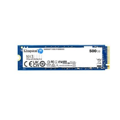Obrázek Kingston SSD 500 GB NV3, M.2 2280, NVMe PCIe Gen4 x 4, (R: 5000MB/ s; W: 3000MB/ s)