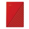 Obrázek WD My Passport Portable 4 TB, Externí HDD, USB 3.0, červená