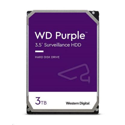 Obrázek WD PURPLE WD33PURZ 3 TB, SATA III 3.5", 256MB, 175MB/ s, Low Noise, CMR